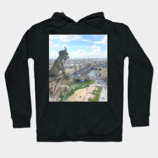 Gargoyle View of Paris Hoodie